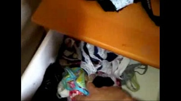 Watch sisters thong collection and dirty thongs/clothes total Videos