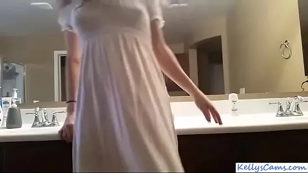 Watch Webcam girl riding pink dildo on bathroom counter total Videos