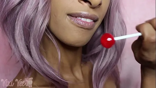 Bekijk in totaal Longue Long Tongue Mouth Fetish Lollipop FULL VIDEO video's