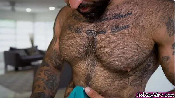 Watch Guy gets aroused by his hairy stepdad - gay porn total Videos