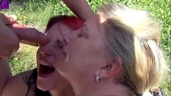 Watch Stepmother and Stepdaughter were dirty used by countless men at a bathing lake! Part 2 total Videos