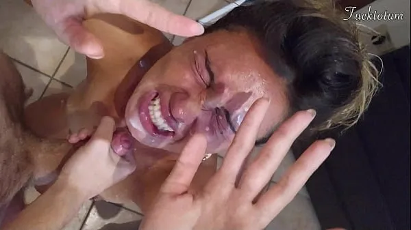 Watch Girl orgasms multiple times and in all positions. (at 7.4, 22.4, 37.2). BLOWJOB FEET UP with epic huge facial as a REWARD - FRENCH audio total Videos