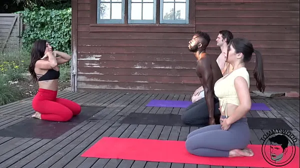 Watch BBC Yoga Foursome Real Couple Swap total Videos