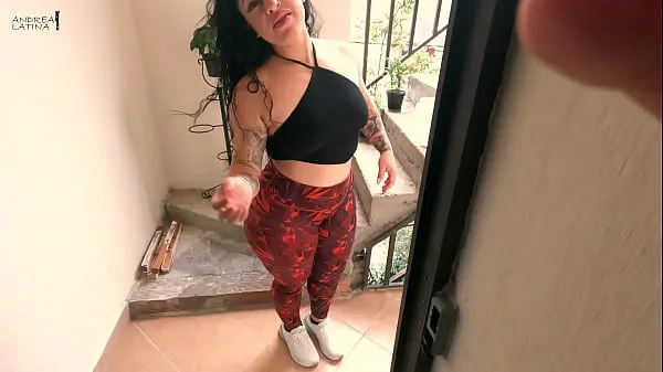 Watch I fuck my horny neighbor when she is going to water her plants total Videos
