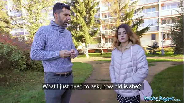 Watch Public Agent Cute small tits Spaniard cheating when she sucks big cock pov total Videos