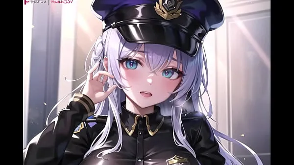 Watch Naked Big Tits Police Officer showing off her booty (with pussy masturbation ASMR sound!) Uncensored Hentai total Videos