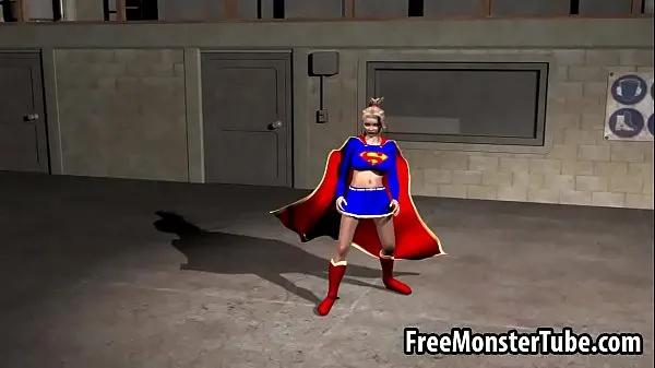Foxy 3D cartoon Supergirl riding a rock hard cock कुल वीडियो देखें
